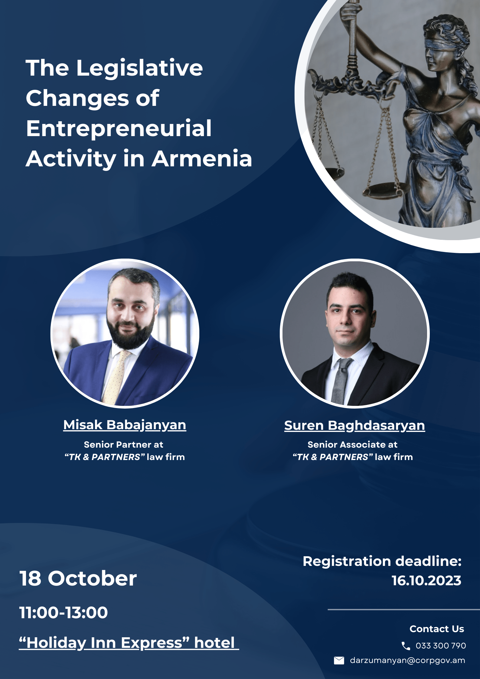 Business Integrity Club's Open Meeting: The Legislative Changes of Entrepreneurial Activity in Armenia